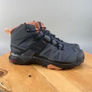 Salomon X Ultra 4 GTX Womens Size 11 Hiking Boots Waterproof Ebony Mocha Mousse